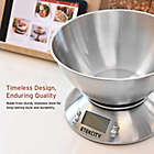 Alternate image 6 for Etekcity Digital Stainless Steel Kitchen Food Scale with Timer and Detachable Bowl