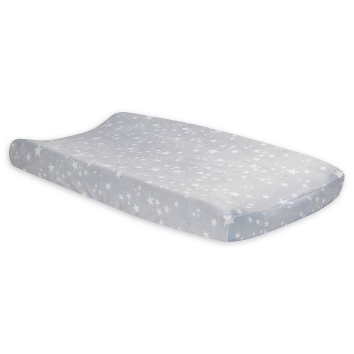 Lambs & Ivy® Milky Way Changing Pad Cover in Grey/White buybuy BABY