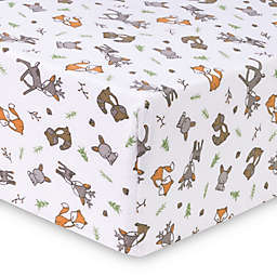 Trend Lab® Forest Nap Deluxe Flannel Fitted Crib Sheet