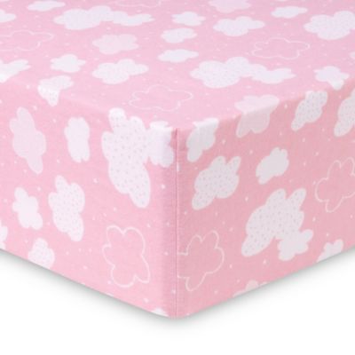 flannel fitted crib sheet