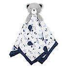 Alternate image 0 for Just Born&reg; XL Plush Bear Security Blanket in White/Blue