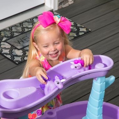 Step2&reg; Rain Showers &amp; Unicorns Water Table. View a larger version of this product image.