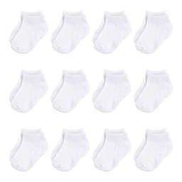 Touched by Nature® 12-Pack No-Show Socks in White