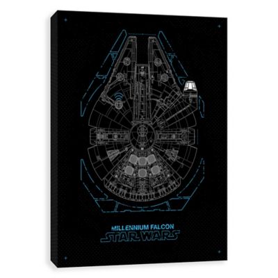 millennium falcon wall art