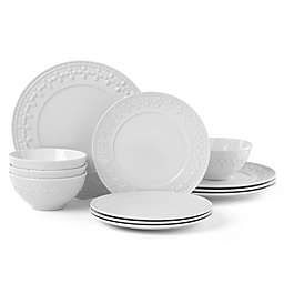 Lenox® Chelse Muse Fleur White™ 12-Piece Dinnerware Set
