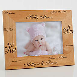 New Arrival Personalized 5-Inch x 7-Inch Baby Frame