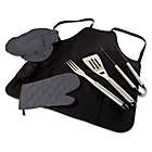 Alternate image 0 for BBQ Tote Pro Apron in Black with Tools