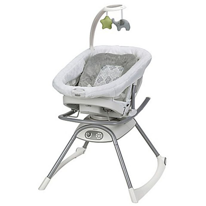 Graco Duet Glide Lx Gliding Swing In Sterling Buybuy Baby