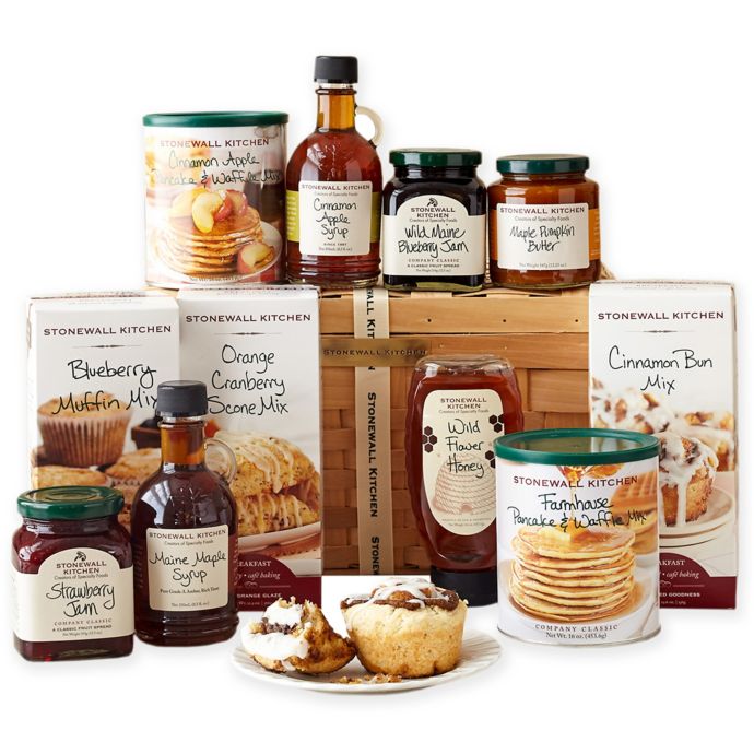 Stonewall Kitchen 12Piece New England Morning Gift Basket