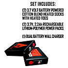 Alternate image 3 for ActionHeat&trade; Unisex Small/Medium 3.7V Rechargeable Battery Heated Socks in Black/Yellow