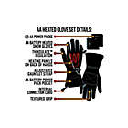 Alternate image 3 for ActionHeat Men&#39;s Battery Heated Gloves in Black
