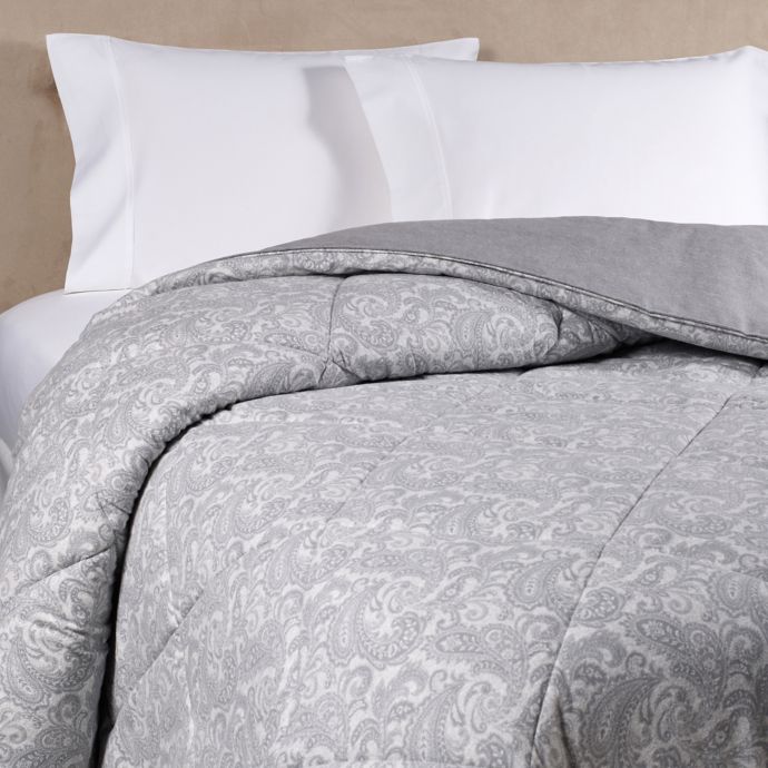 The Seasons Collection Homegrown Flannel Paisley Comforter In