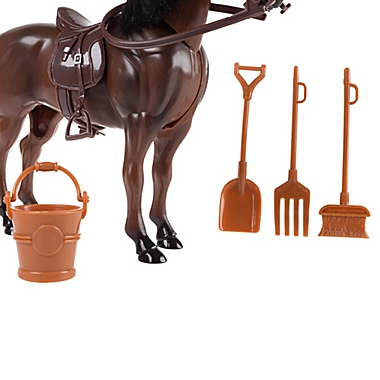 Hey! Play! Toy Horse Set with Accessories. View a larger version of this product image.