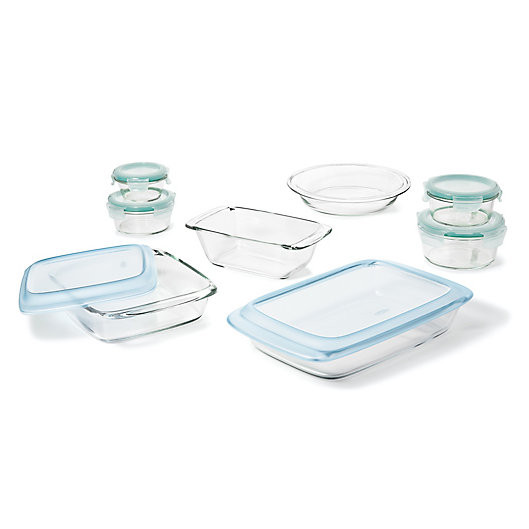 Alternate image 1 for OXO Good Grips® 14-Piece Glass Baking Dish Set with Lids