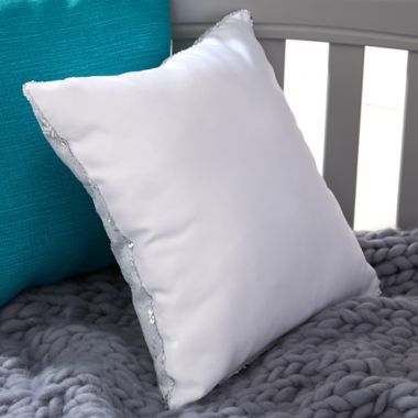 Mermaid Sequin Personalized Throw Pillow. View a larger version of this product image.