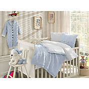 Nipperland&reg; 6-Piece Boutique Crib Bedding Set in Blue