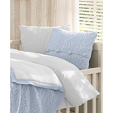 Nipperland&reg; 6-Piece Boutique Crib Bedding Set in Blue. View a larger version of this product image.