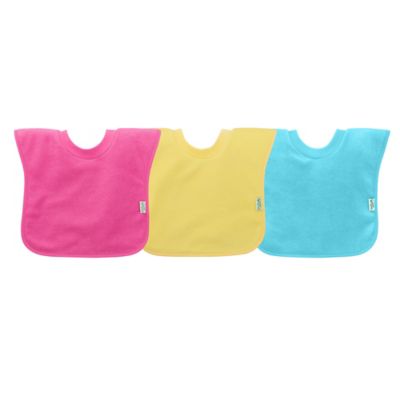 green sprouts&reg; 3-Pack Pull-over Stay-dry Bibs in Pink-Multi