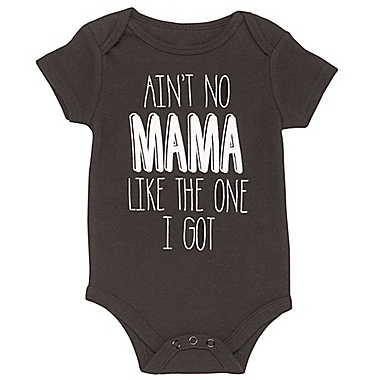Baby Starters&reg; Size 3M Babies with Attitude Ain&#39;t No Mama Bodysuit in Black. View a larger version of this product image.