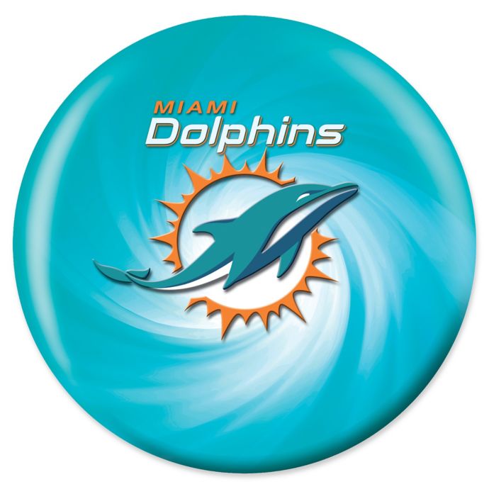 NFL Miami Dolphins Swirl Bowling Ball | Bed Bath & Beyond