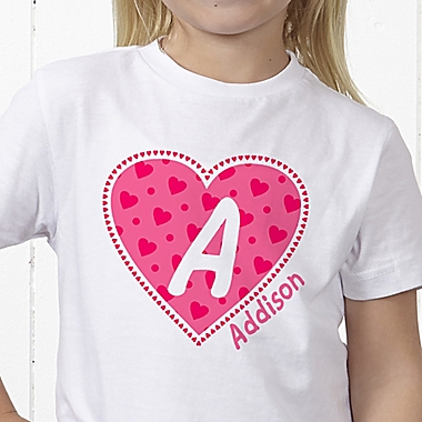She&#39;s All Heart Personalized Hanes&reg; Youth T-Shirt. View a larger version of this product image.