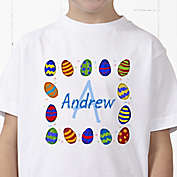 Colorful Eggs Personalized Hanes&reg; Youth T-Shirt