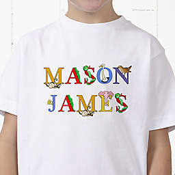 Alphabet Animals Name Personalized Hanes® Youth T-Shirt