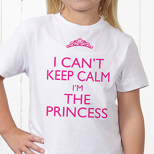 Alternate image 1 for Keep Calm Personalized Hanes® Youth T-Shirt