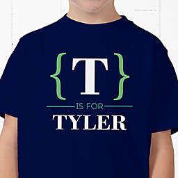 Name Bracket Personalized Hanes® Youth T-Shirt