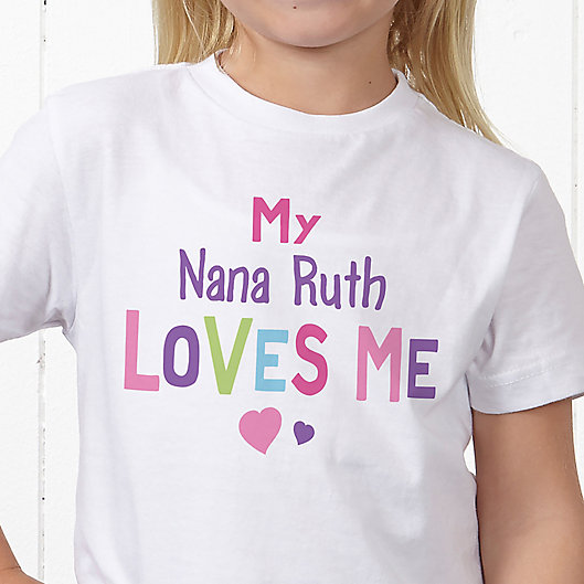 Alternate image 1 for You Are Loved Personalized Hanes® Youth T-Shirt