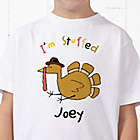 Alternate image 0 for I&#39;m Stuffed Personalized Hanes&reg; Youth T-Shirt