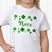 Lucky Clover Personalized Hanes&reg; Youth T-Shirt
