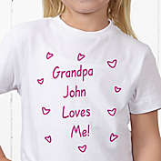 Somebody Loves Me Personalized Hanes&reg; Youth T-Shirt