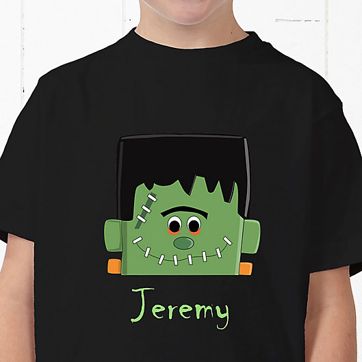 Alternate image 1 for Freaky Frankie Personalized Hanes® Youth T-Shirt