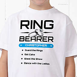 Ring Bearer Personalized Hanes® Youth T-Shirt
