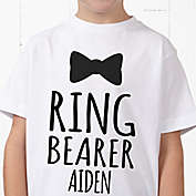 Ring Bearer Bow Tie Personalized Hanes&reg; Youth T-Shirt