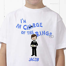 Our Ring Bearer Personalized Hanes® Youth T-Shirt
