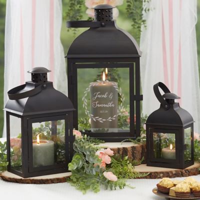 set of 3 candle lanterns