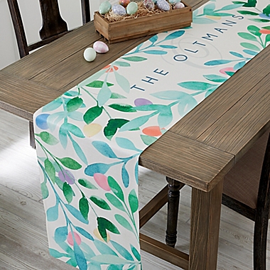 Easter Egg Personalized Table Runner. View a larger version of this product image.
