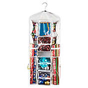 Elf Stor 37.4&quot; Double Sided Hanging Gift Wrap and Bag Organizer