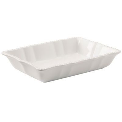 white baking dish