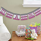 Alternate image 0 for Chevron Baby Shower 48.5-Inch x 8-Inch Personalized Paper Banner