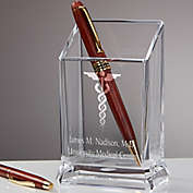 Doctor&#39;s Office Personalized Acrylic Pen & Pencil Holder
