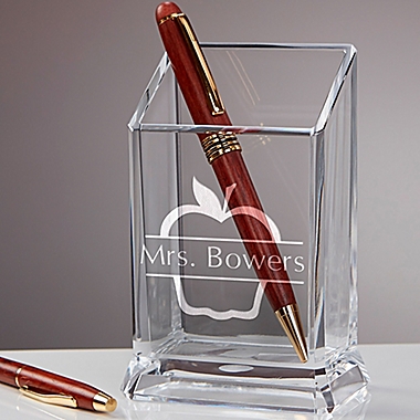Favorite Teacher Acrylic Personalized Pen & Pencil Holder. View a larger version of this product image.