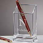 Alternate image 0 for Initially Yours Personalized Acrylic Pen & Pencil Holder