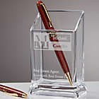 Alternate image 0 for Sophisticated Style Personalized Acrylic Pen & Pencil Holder