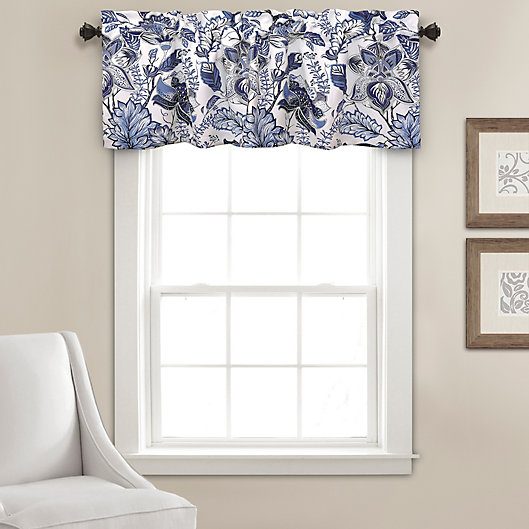 Alternate image 1 for Cynthia Jacobean Valance in Blue