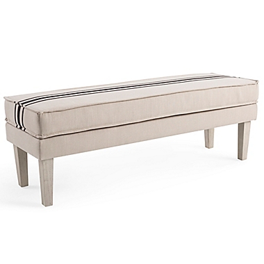 Bee &amp; Willow&trade; Upholstered Bench in Natural. View a larger version of this product image.