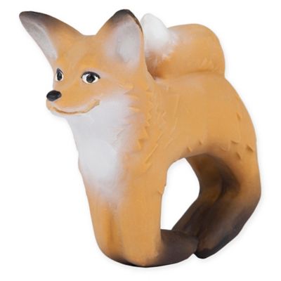 Rob the Fox Teether in Brown