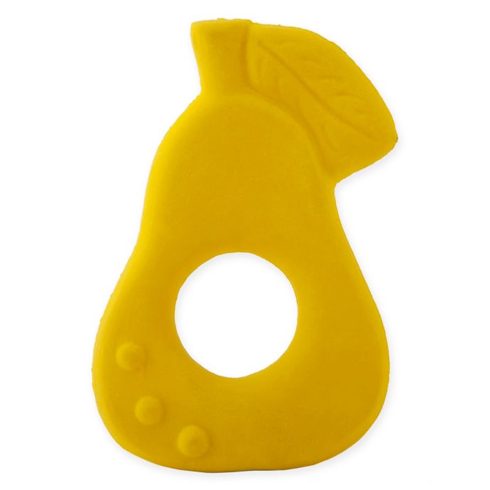 Fruit Pear Teether in Yellow | buybuy BABY